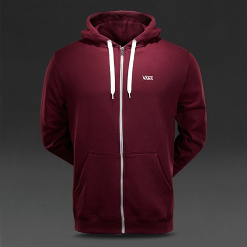 Vans Core Basics Zip Hoodie II Wine for Men